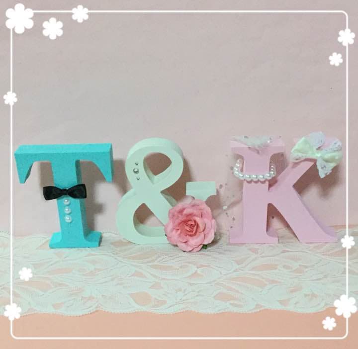 ブリオ様確認用♡ウエディングバージョン・イニシャルオブジェ