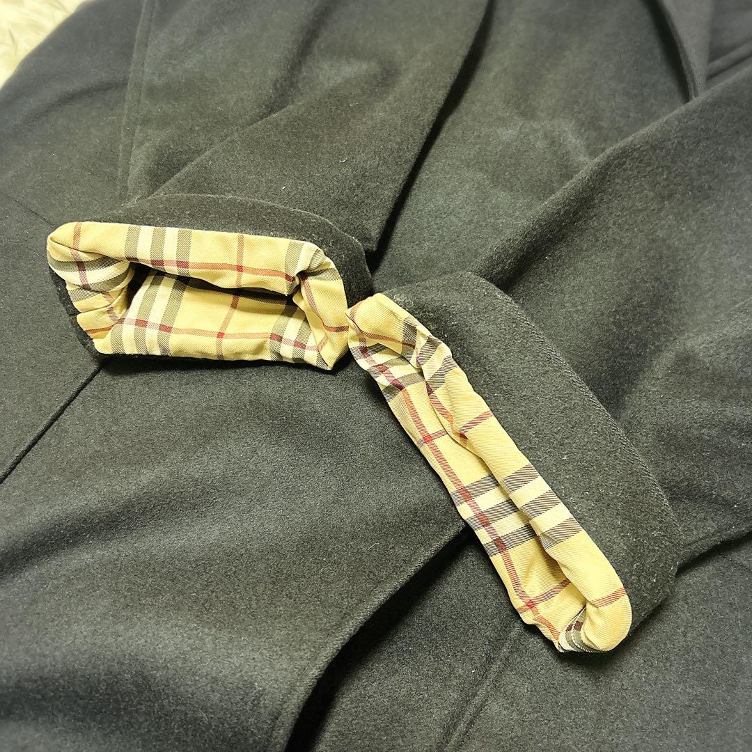 Burberry カシミア100% ガウンコート　ノバチェック
