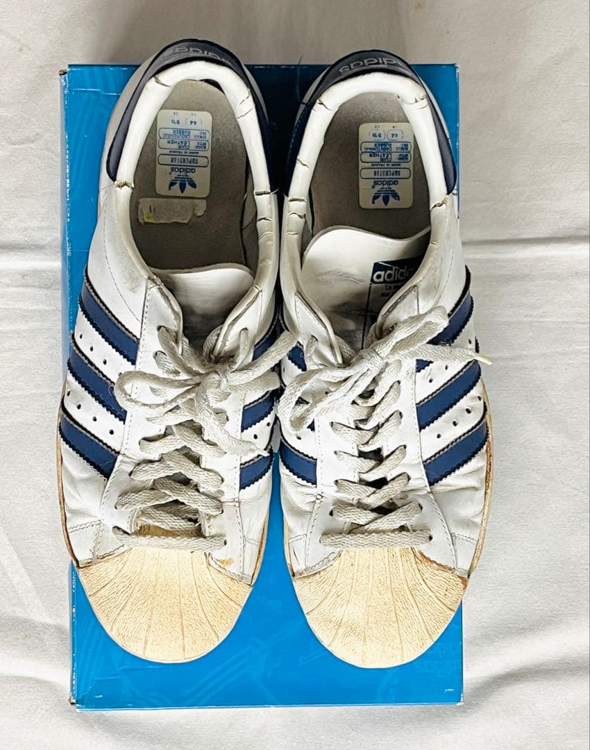 adidas Superstar フランス製スーパースターホワイト/ネイビー