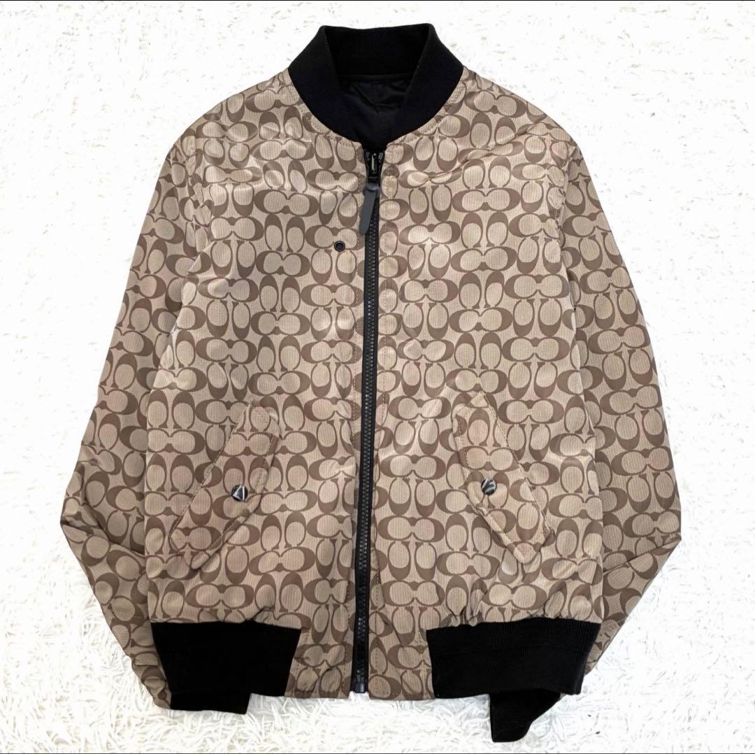 COACH ブラック MA-1 ボンバージャケット 新春値下げ