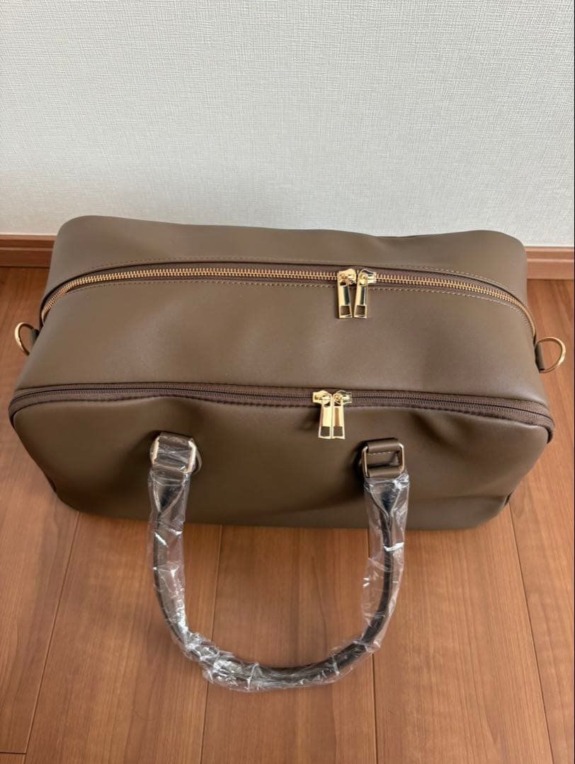 エパール　ボストンバッグ　ブラウン