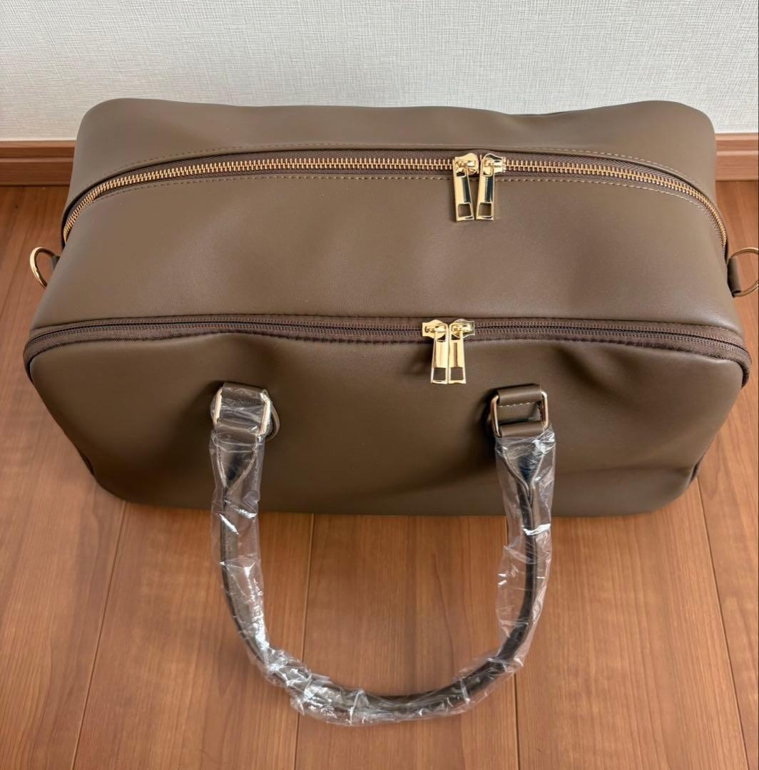 エパール　ボストンバッグ　ブラウン