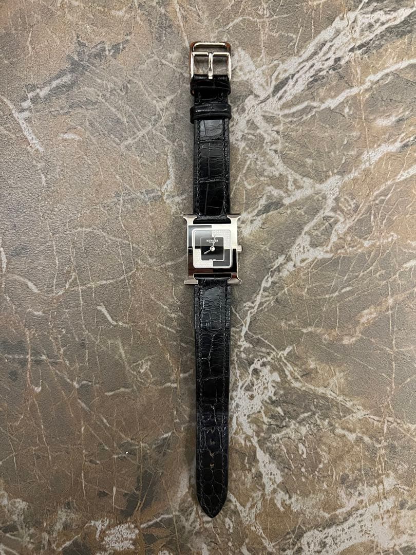 美品　激レアモデル☆HERMES Hウォッチ☆