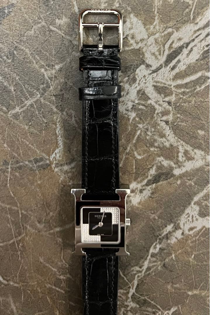 美品　激レアモデル☆HERMES Hウォッチ☆
