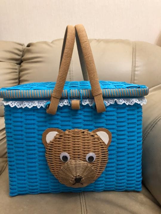 licenfuwari様　オーダーくまさん付きバッグ完成品