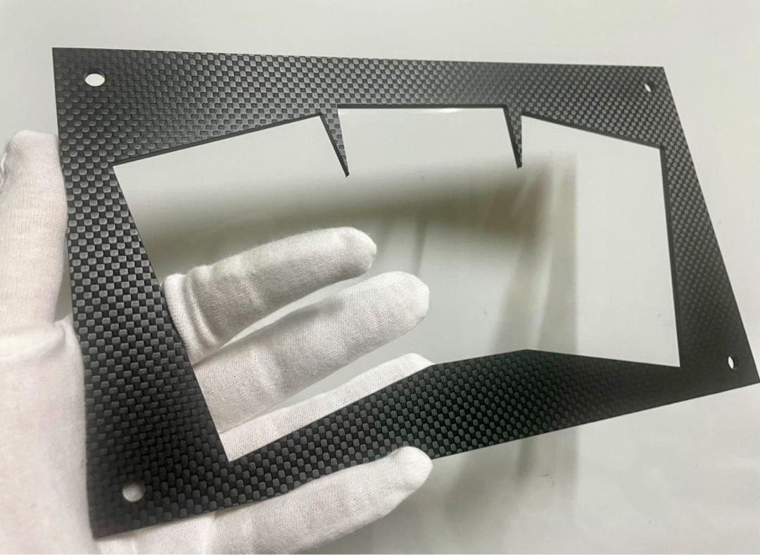 廃版 完全新品 未開封トライリス GINZO 三連扇形 カーボン調Var.