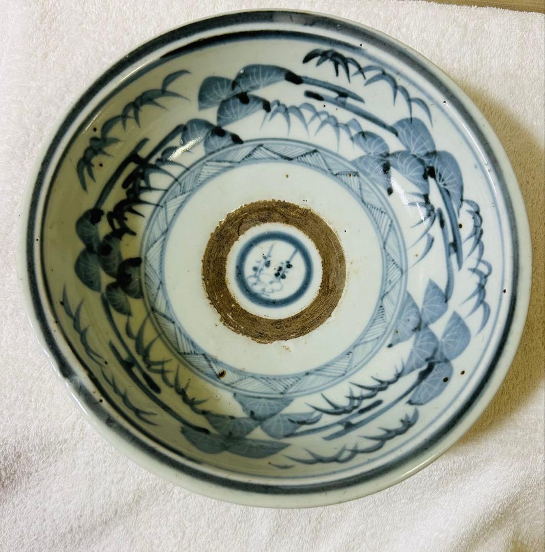 清時代染付け皿