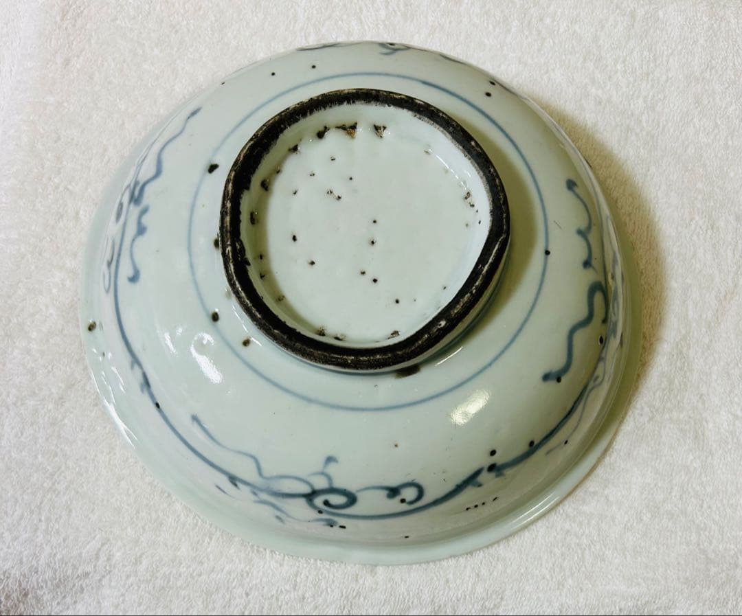 清時代染付け皿