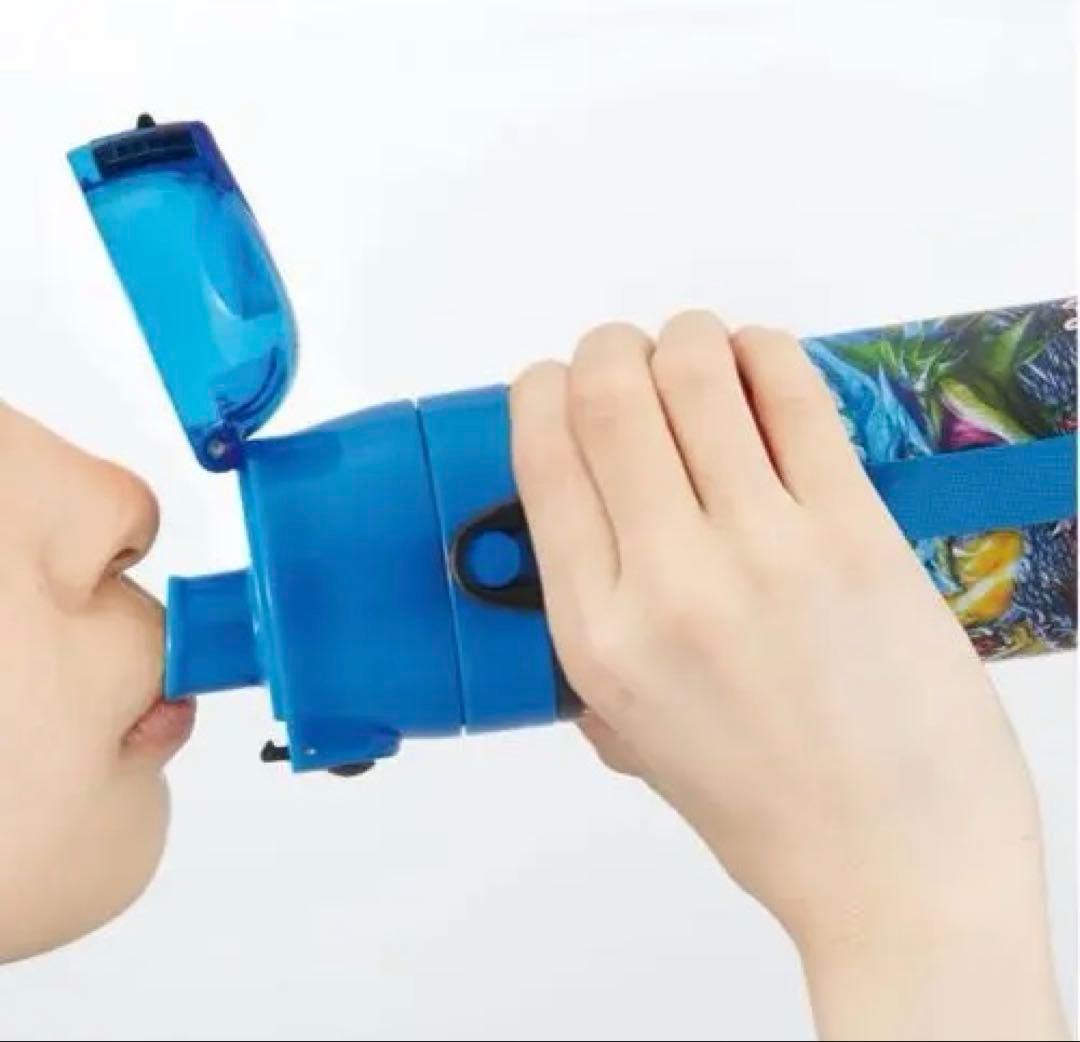 新品 最強王図鑑 ステンレスボトル 水筒 マグボトル 470ml
