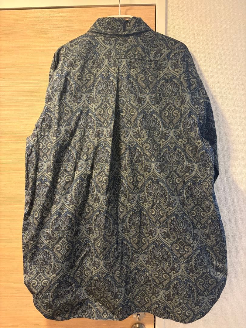 新品未使用タグ付　ENGINEERED GARMENTS ペイズリー柄シャツ M