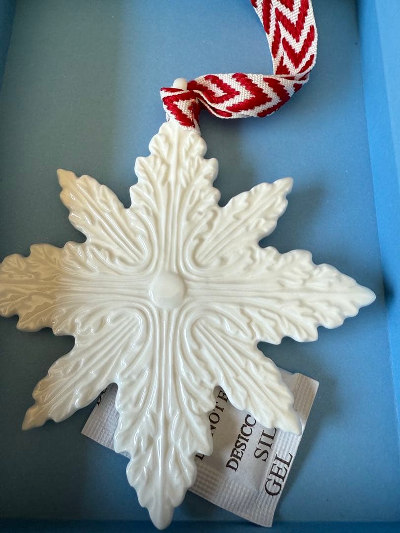クリスマスオーナメント 3個セット 陶器製