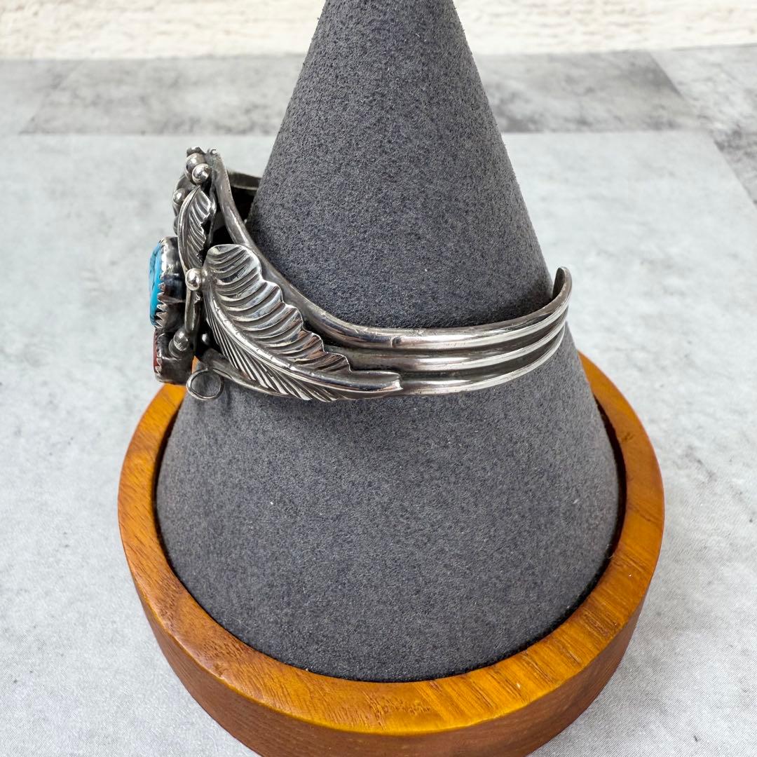 Indian Jewelry NAVAJO ターコイズ シルバーバングル