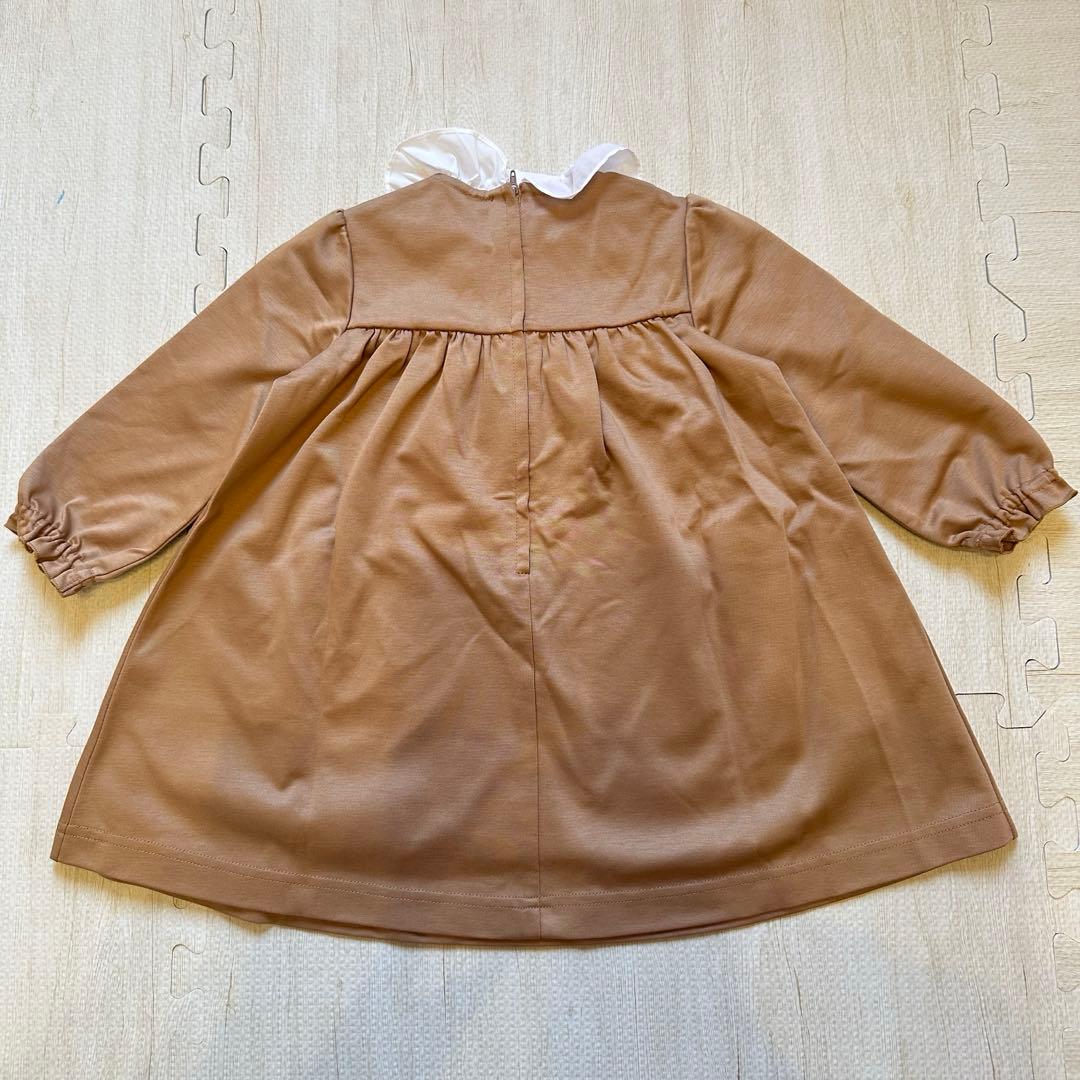 ✳︎新品✳︎ ファミリア familiar ワンピース　りんご　クマ　90
