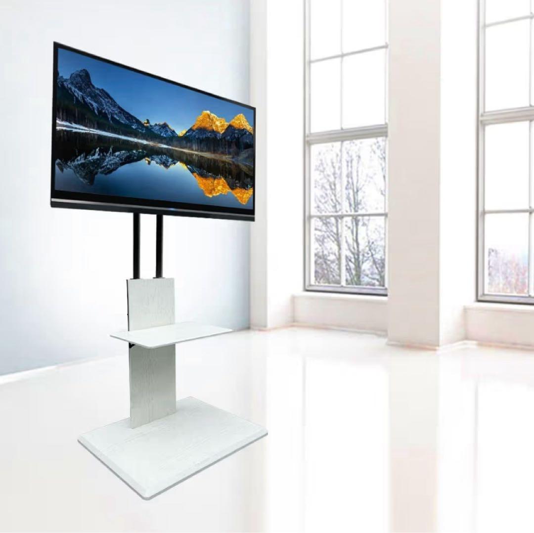 壁寄せテレビスタンド 32〜70インチ対応！スタイリッシュなデザイン耐荷55kg