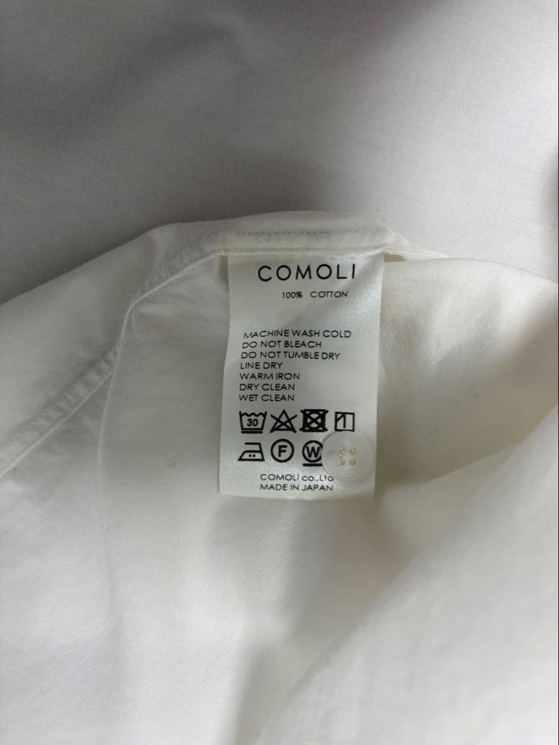 comoli バンドカラーシャツ サイズ3