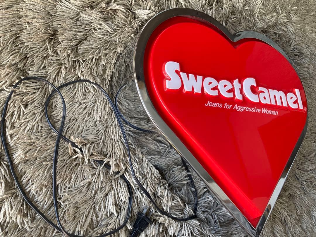 Sweet Camel 電飾看板 スゥィートキャメル非売品 ヴィンテージ超レア物