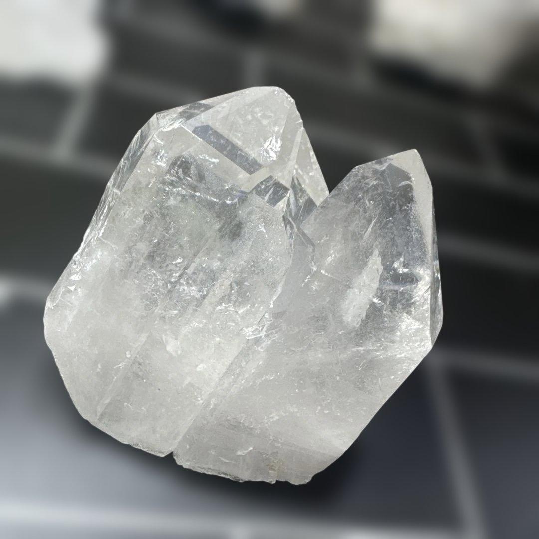 【高品質】ブラジル ミナスジェライス産 水晶 原石 6個セット