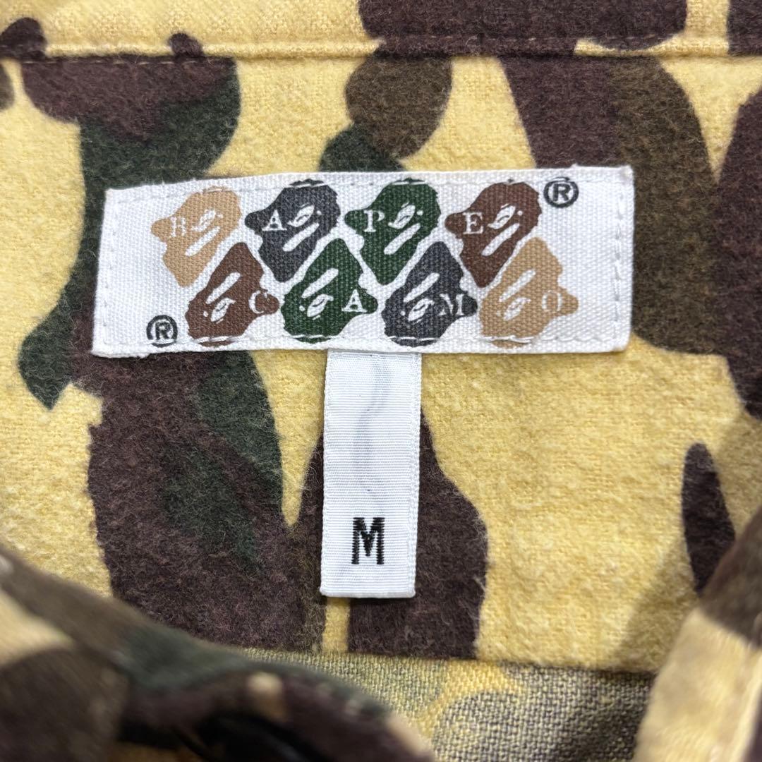 【A BATHING APE】初期 90s 1st CAMO ハープジップシャツ