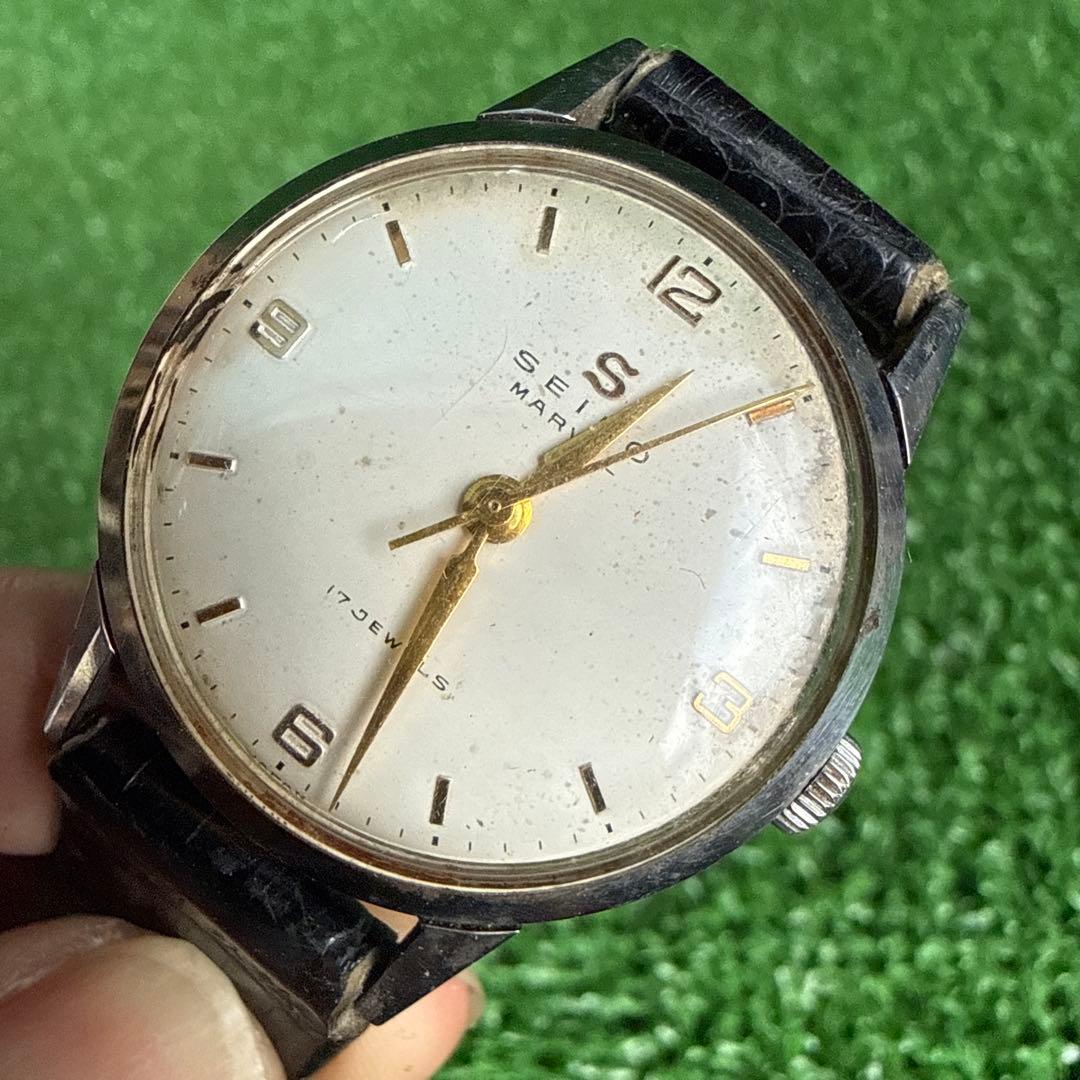 s*u様 a180-9】ヴィンテージSEIKOマーベル 13024M 笹針・S字