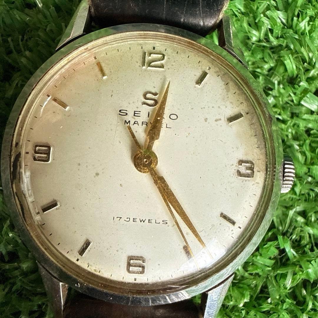 s*u様 a180-9】ヴィンテージSEIKOマーベル 13024M 笹針・S字