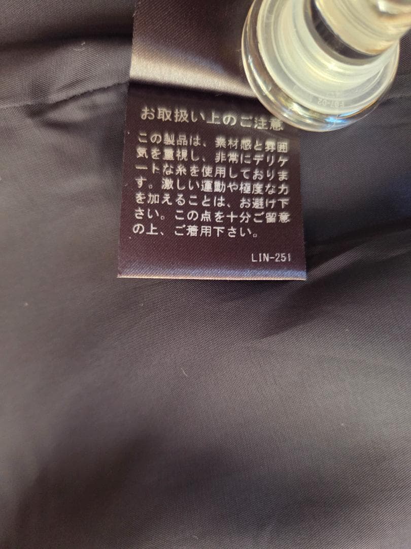 THEORY ネイビー ストライプ パンツスーツ