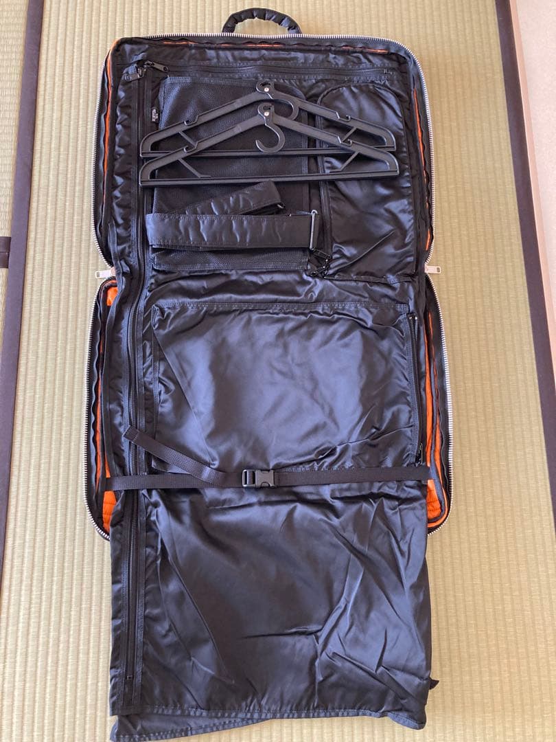 ポーター　タンカー　2way ブラック ガーメントバッグ ハンガー付き