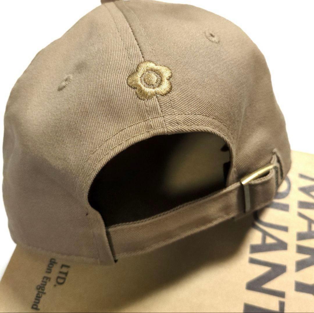 MARY QUANT ベースボールキャップ ベージュ