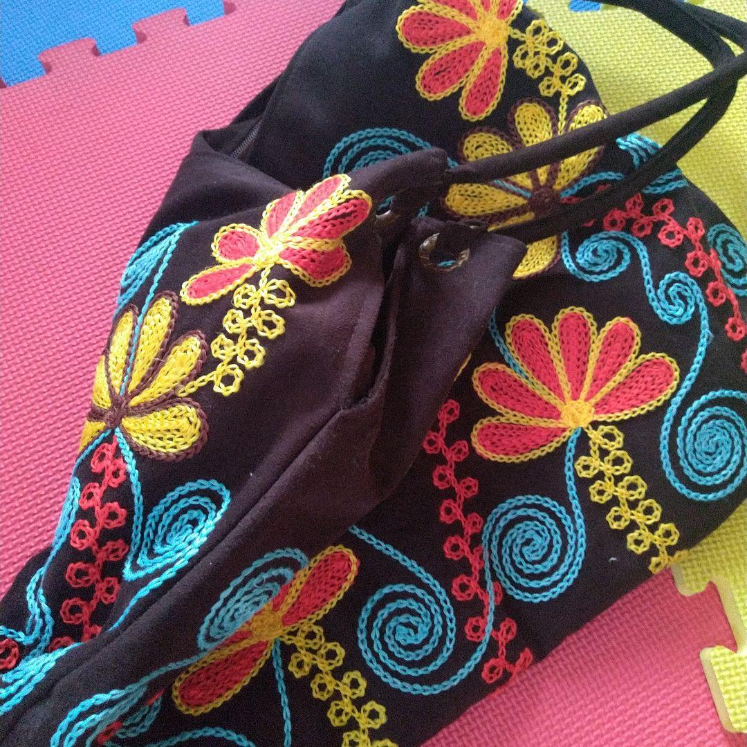 花刺繍バッグ❣️