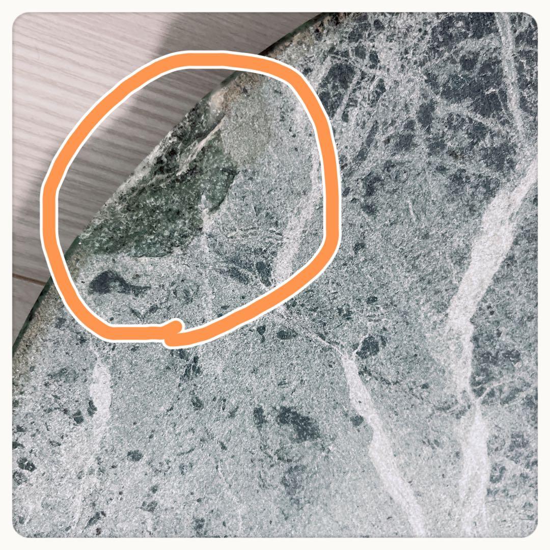 イタリア　3本脚アイアン+天然石花台　ヴィンテージ