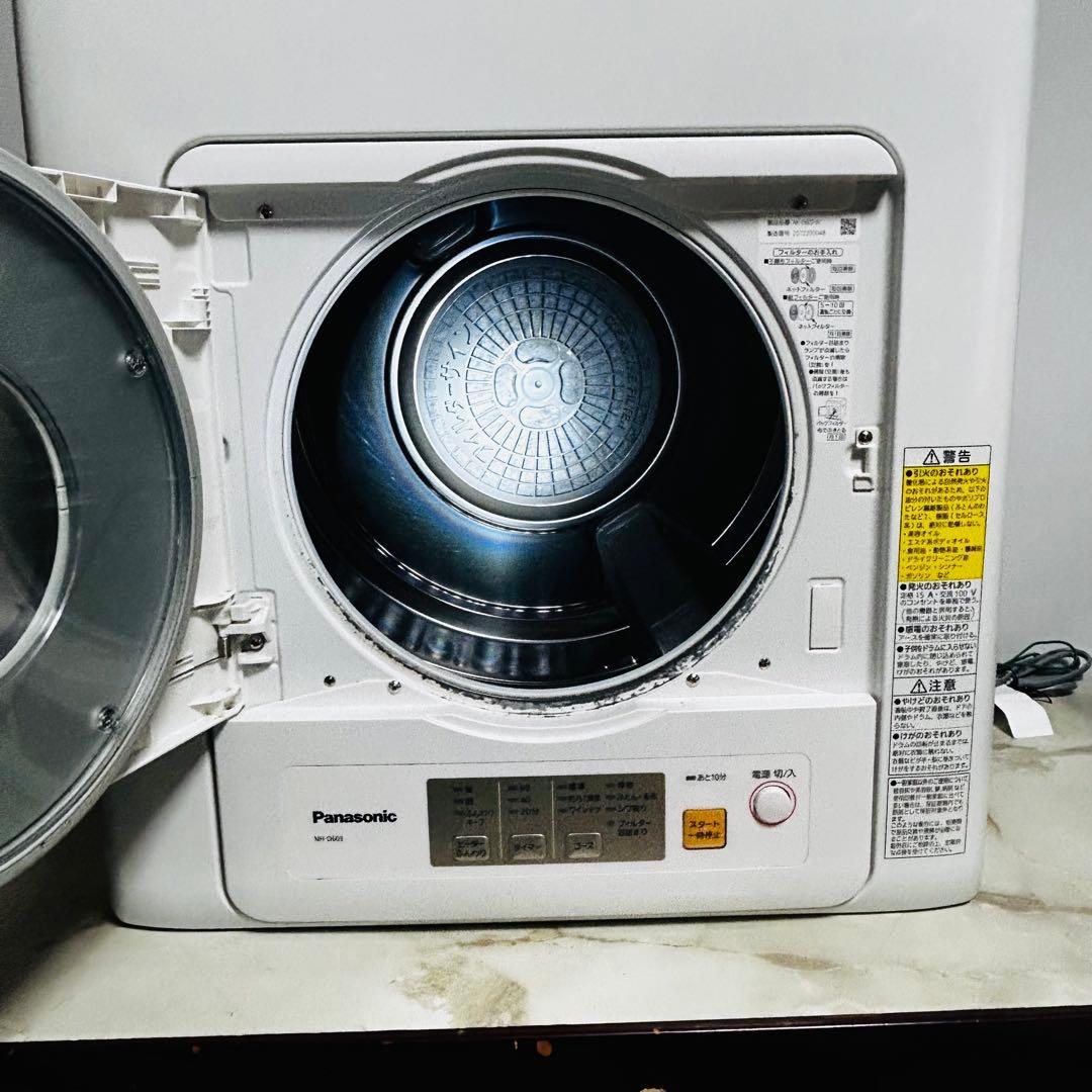 【良品】 パナソニック 衣類乾燥機 6kg NH-D603 2020年製