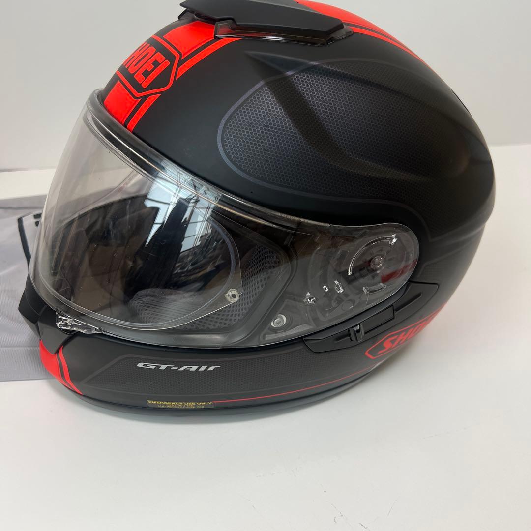 SHOEI GT-Air Mサイズ 57cm グロスブラック/レッドライン 美品