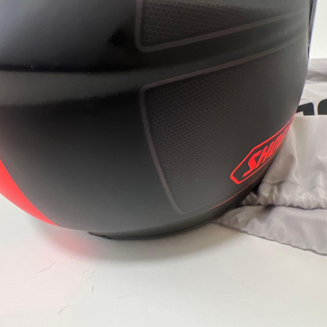 SHOEI GT-Air Mサイズ 57cm グロスブラック/レッドライン 美品