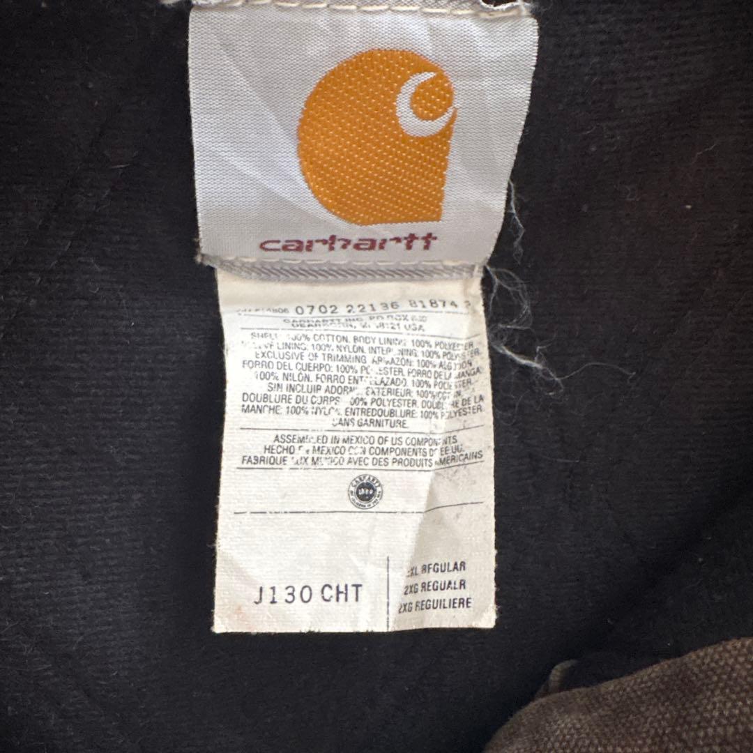 Carhartt アクティブジャケット　XL ブラウン　メキシコ製