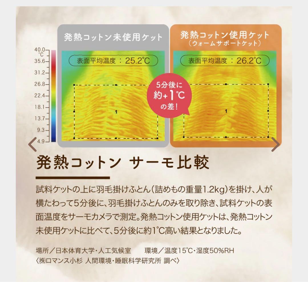 ロマンス小杉 コットン 毛布 ふかふかケット 日本製 140×200cm