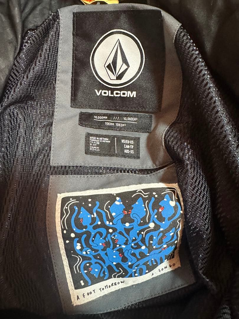 Volcom スノーボードウェアセット XS 小物付き