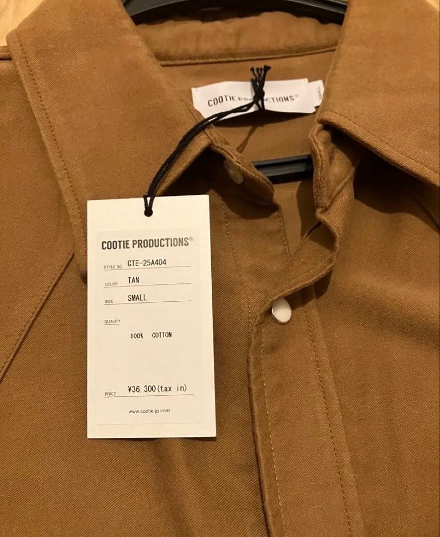 トップス cootie MOLESKIN WESTERN L/S SHIRT