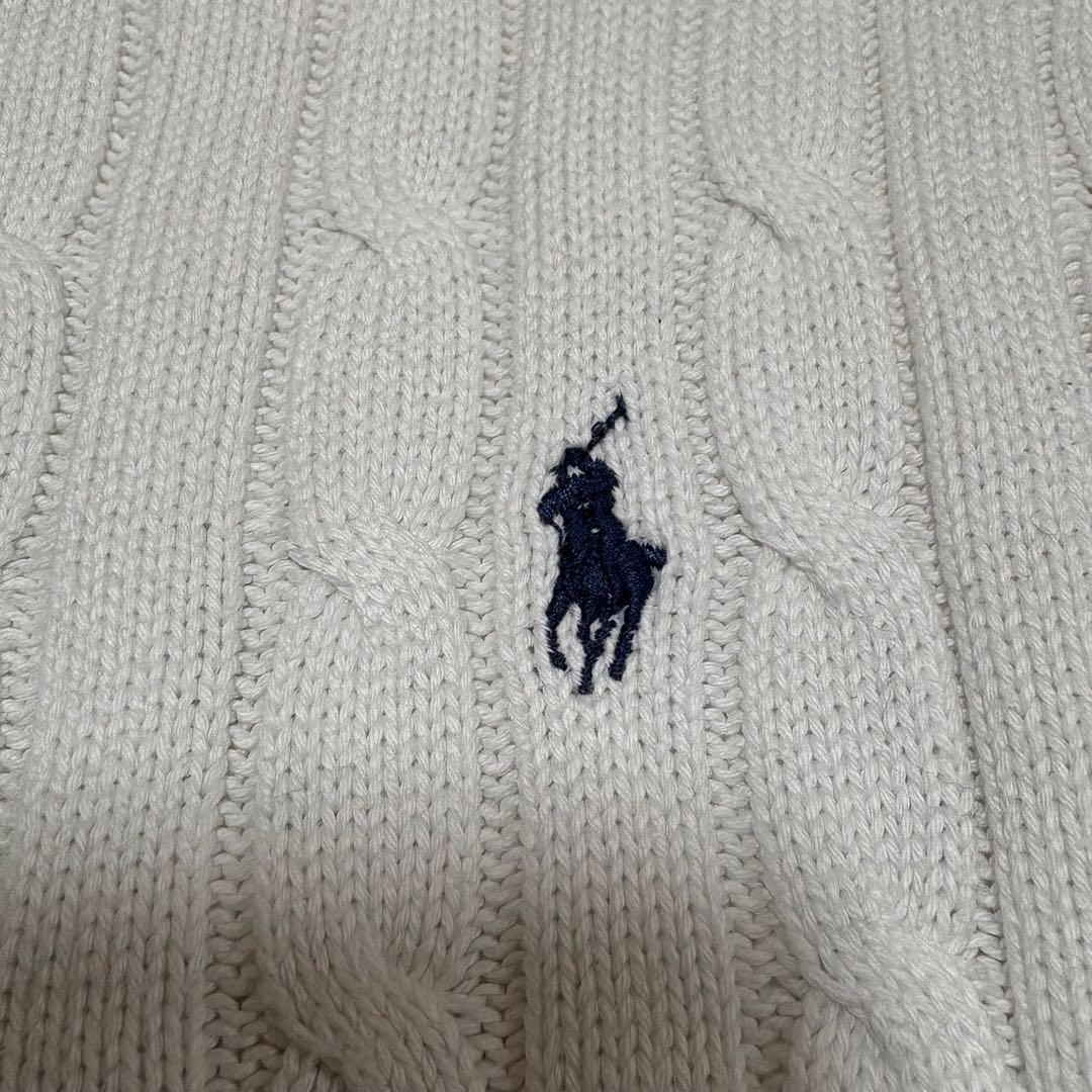 【美品】POLO RALPH LAUREN ケーブルセーター★大人気カラー★