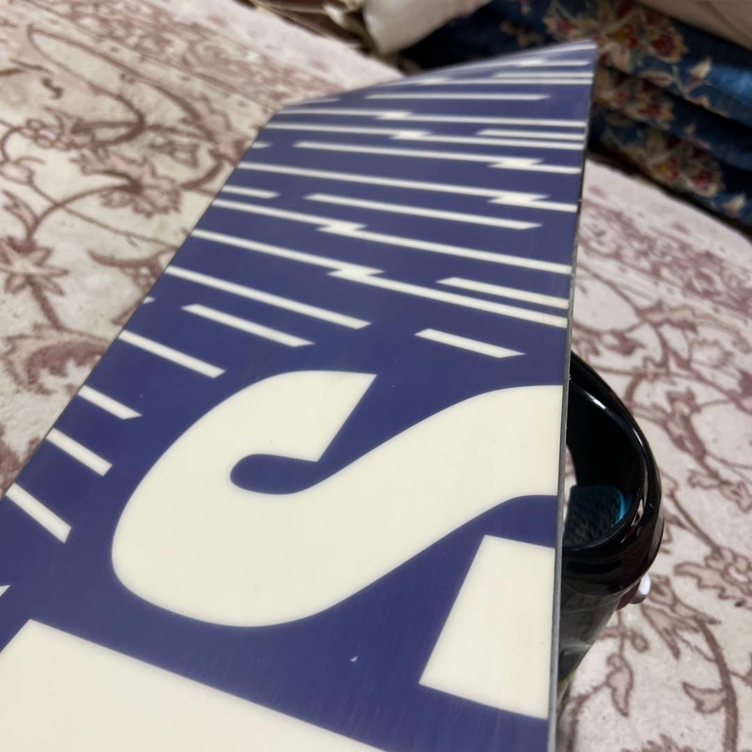 良品 SIMS 147cm バイン付 スノーボードセット 初心者向け