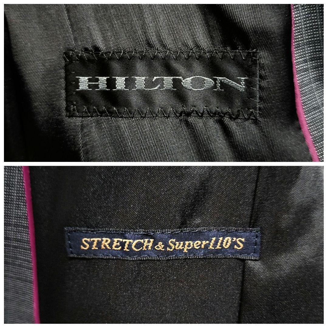 【ワンボタン】ヒルトン HILTON セットアップ パンツスーツ グレンチェック