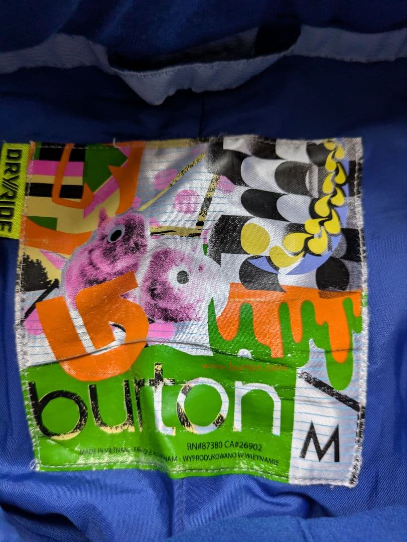BURTON バートン　スノーボード　ウェア　パンツ　青