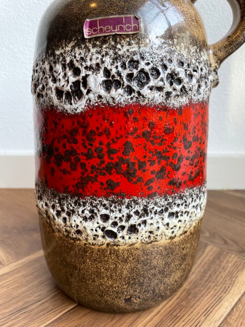 ヴィンテージフラワーベース　ファットラバ　FAT LAVA 約26.5cm