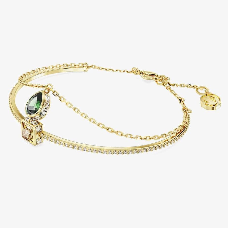 ほぼ新品SWAROVSKI Chroma ブレスレット スワロフスキー バングル