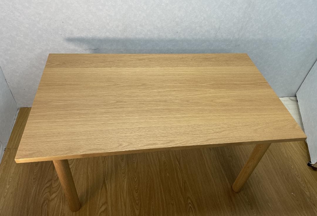 S☆674 無印良品 テーブル 板と脚でできた木製テーブル　オーク材