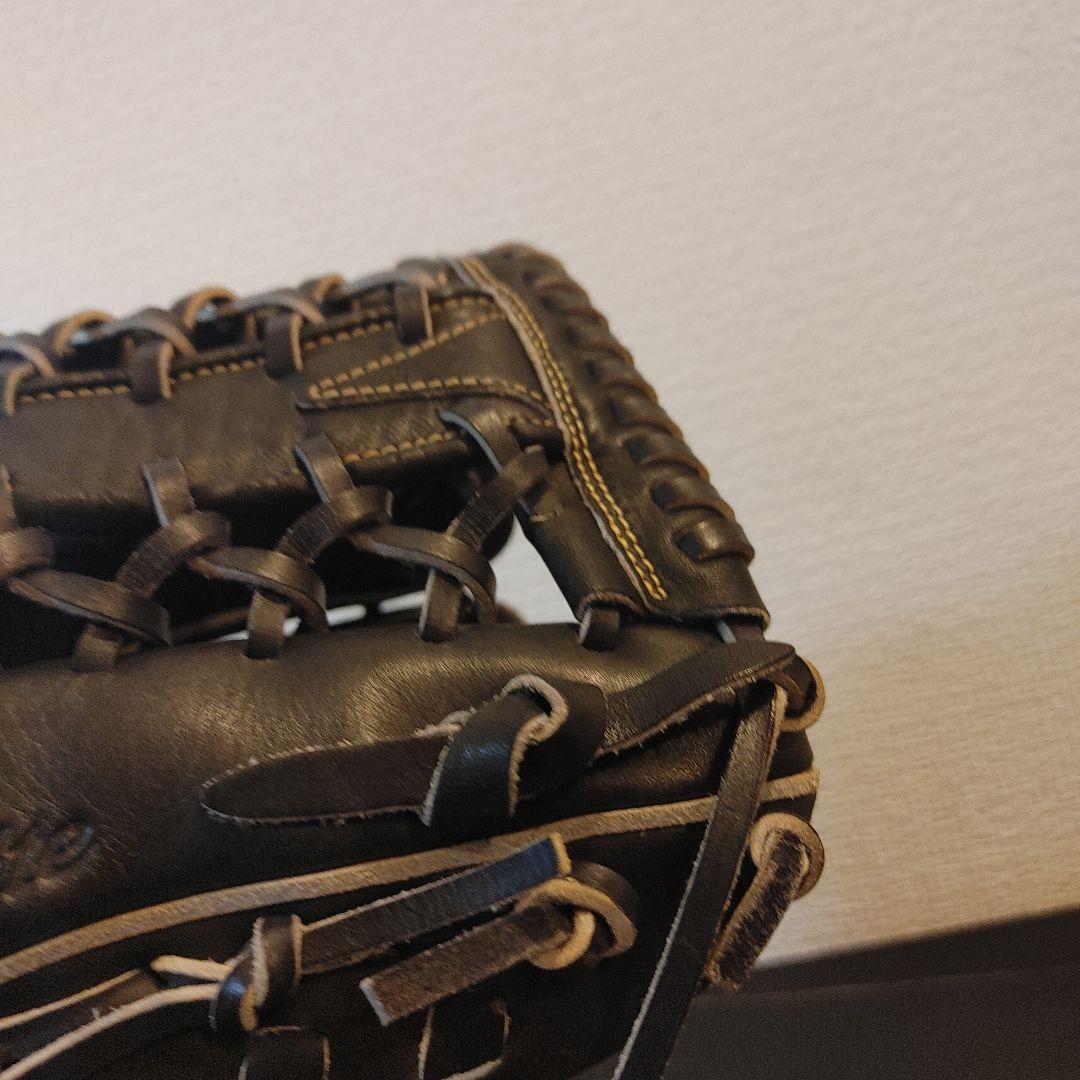 ミズノ グローバルエリート Lシリーズ 右投げ 外野 軟式グローブ　ブラック