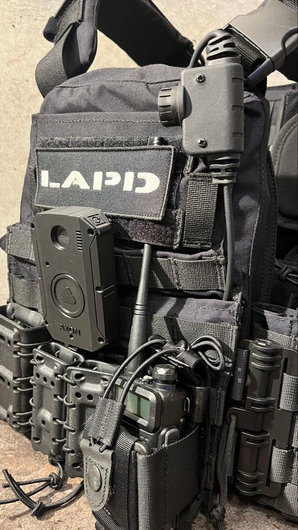 LAPD SWAT風　プレキャリ　LE装備　プレートキャリア