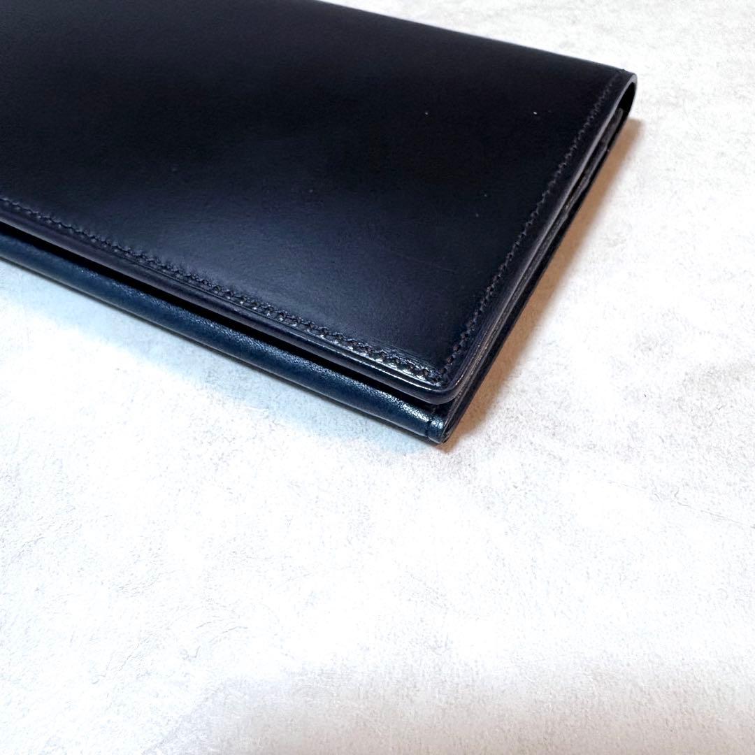 未使用✨ CYPRIS ファスナー付ササマチ長財布コードバン＆シラサギレザー
