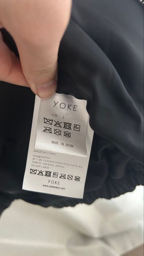 yoke leather jacket レザージャケット