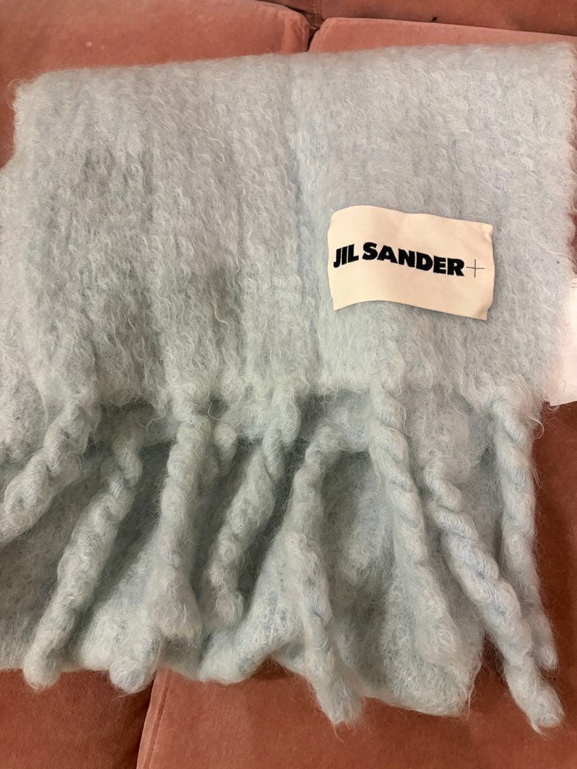 JIL SANDER ライトブルー マフラー
