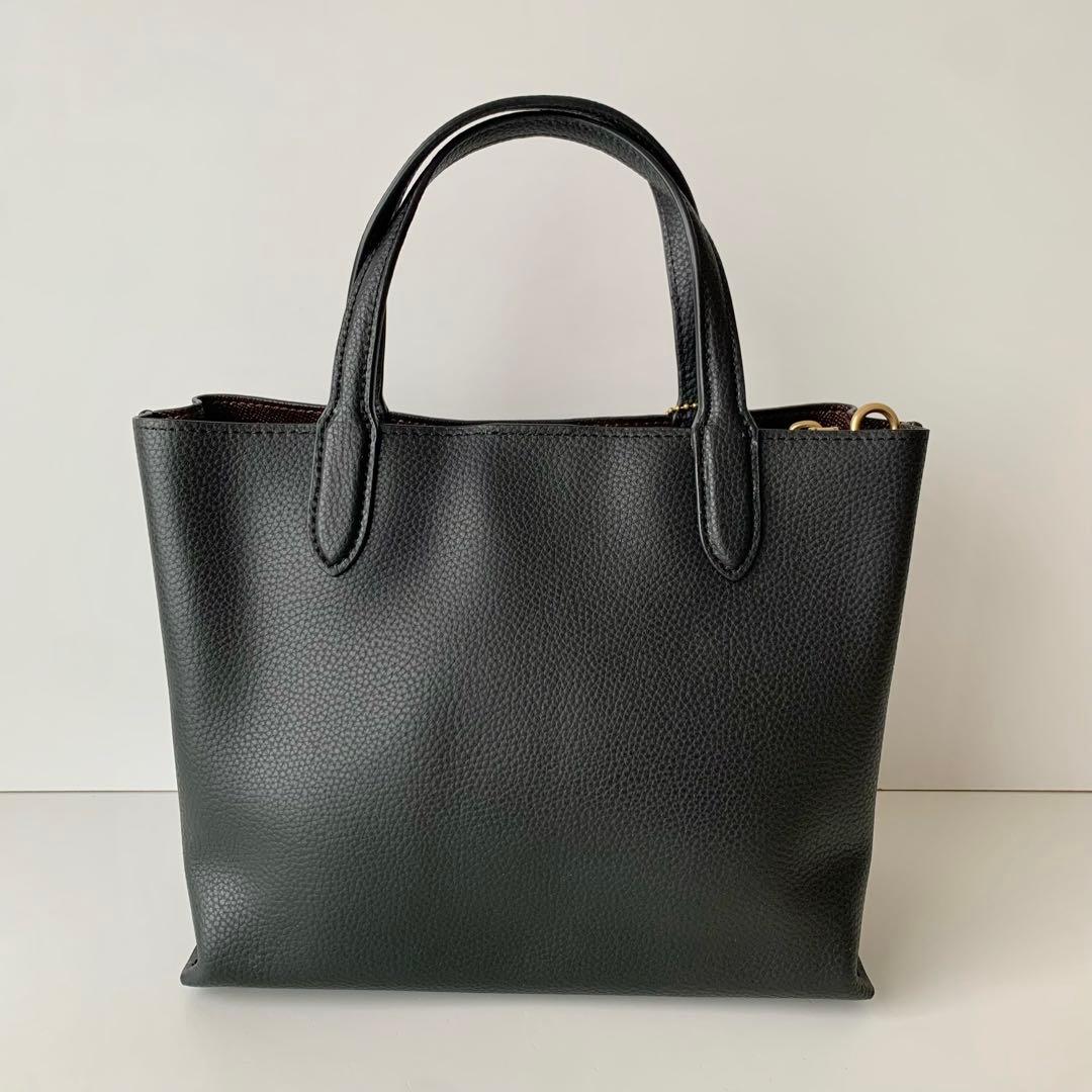【COACH】コーチ　ウィロウ　トート　24 ブラック　黒　新品　トートバッグ
