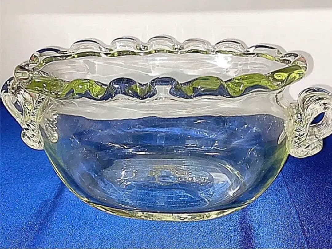 吹きガラス　特大❣️アイスバケット